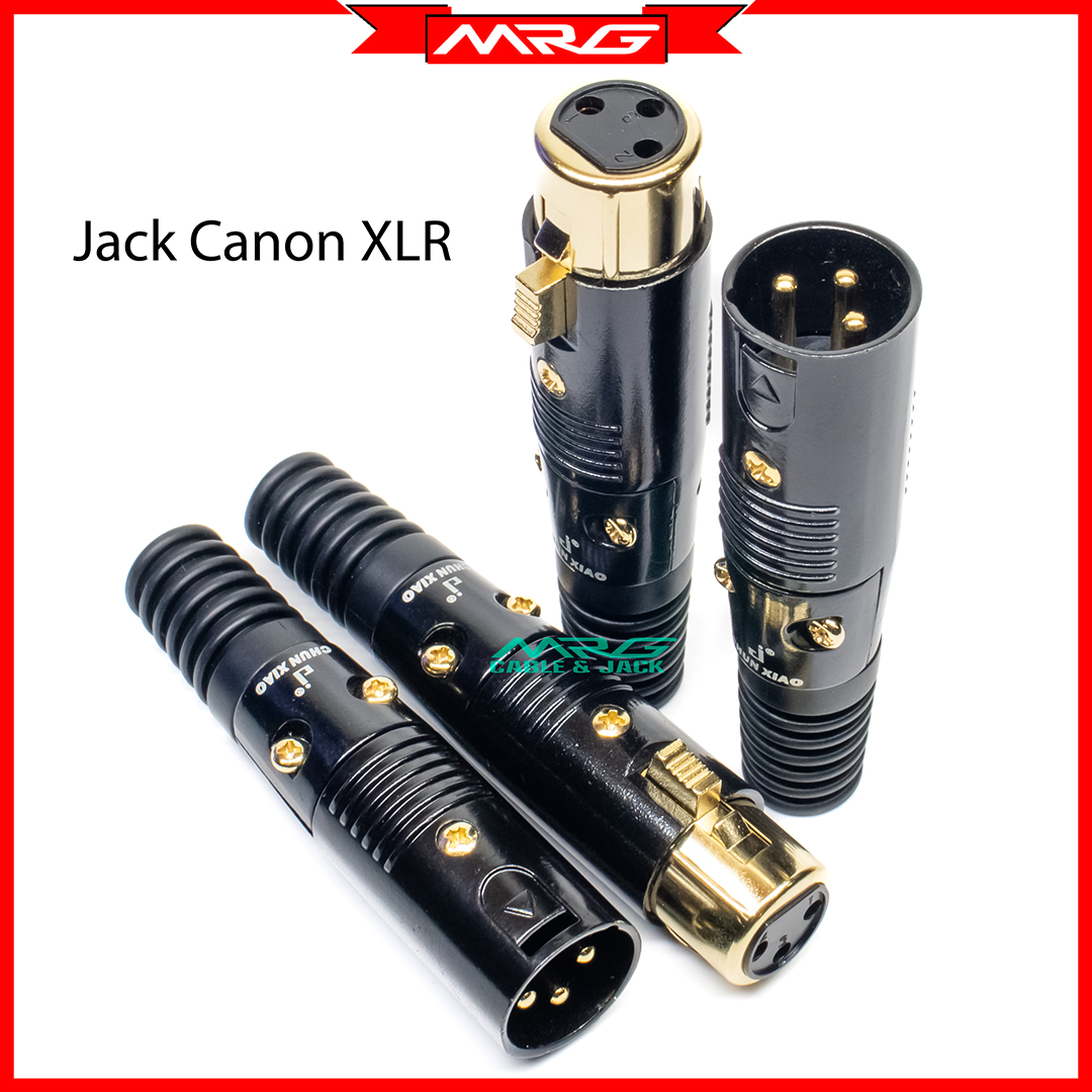 Jack Canon Đực Cái Hàn Dây Loại Tốt, lỗ đuôi 8mm | jack hàn dây canon, giắc canon, rack canon, rắc canon.