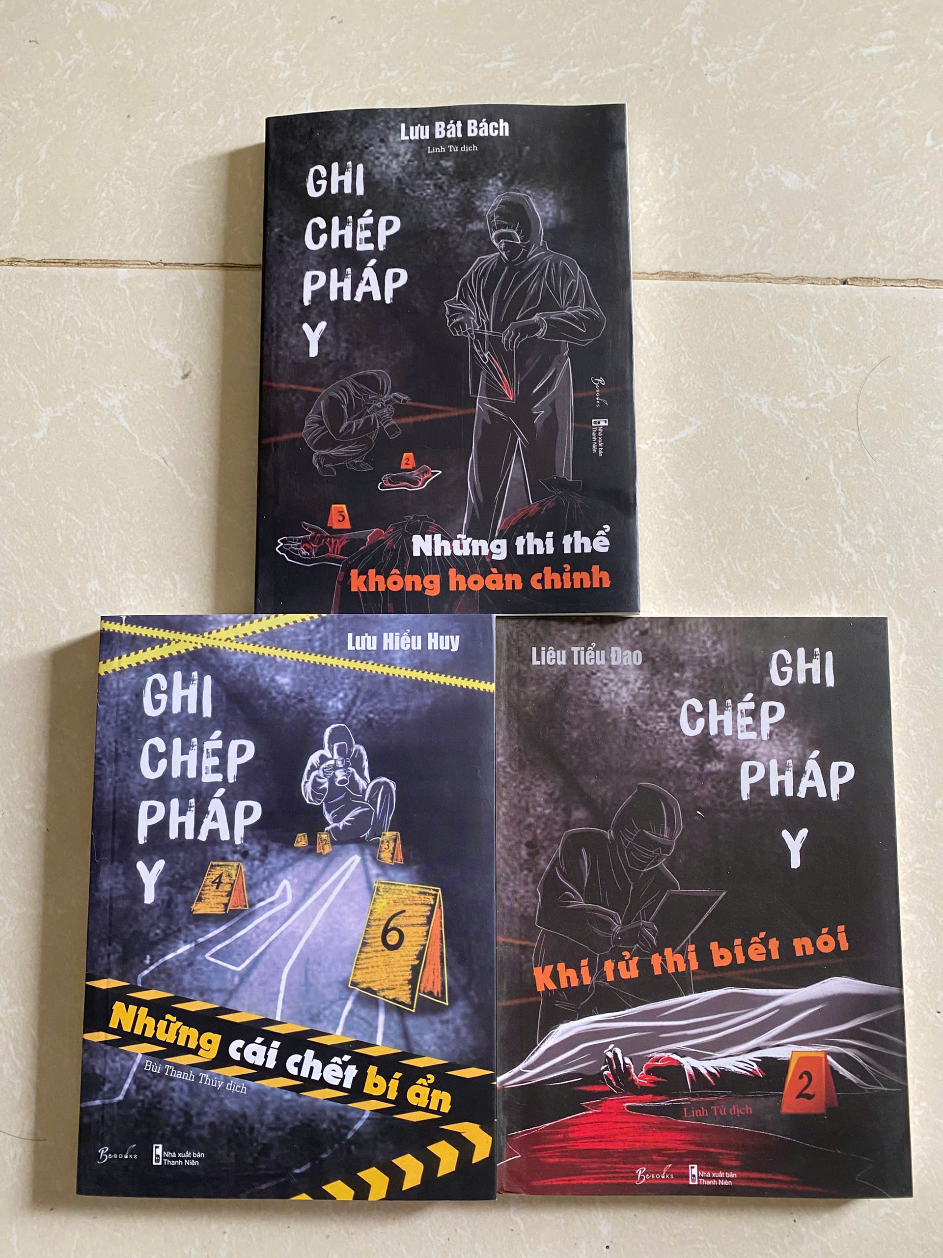 Combo : Sách Ghi Chép Pháp Y (Bộ 3 Cuốn)