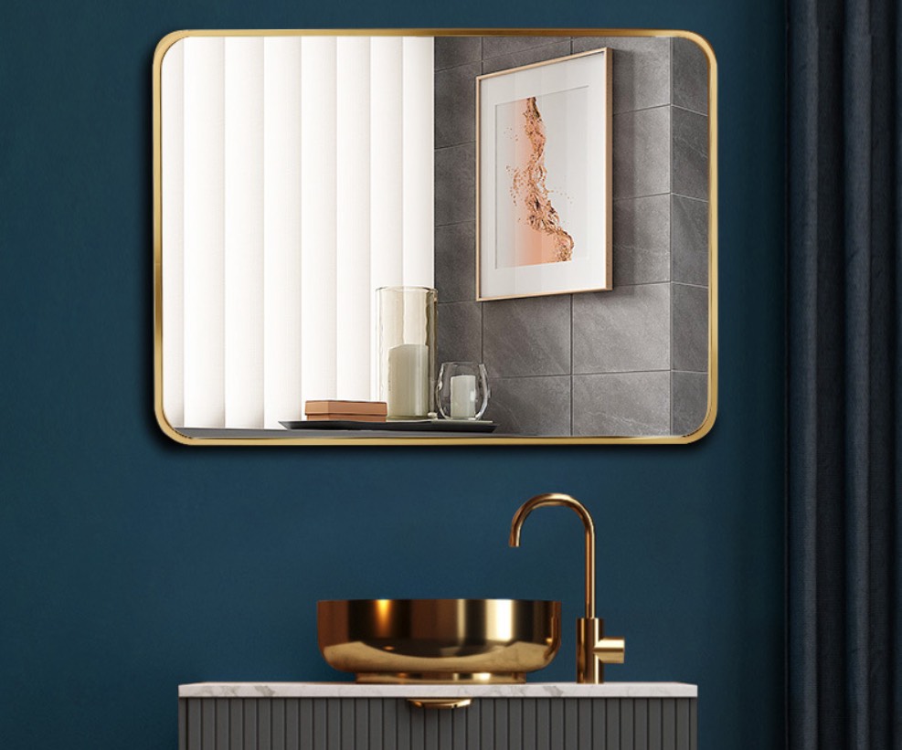 [HCM][Kích thước 600 x 800mm]Gương treo tường chữ nhật SMHome GTT03 khung nhôm.