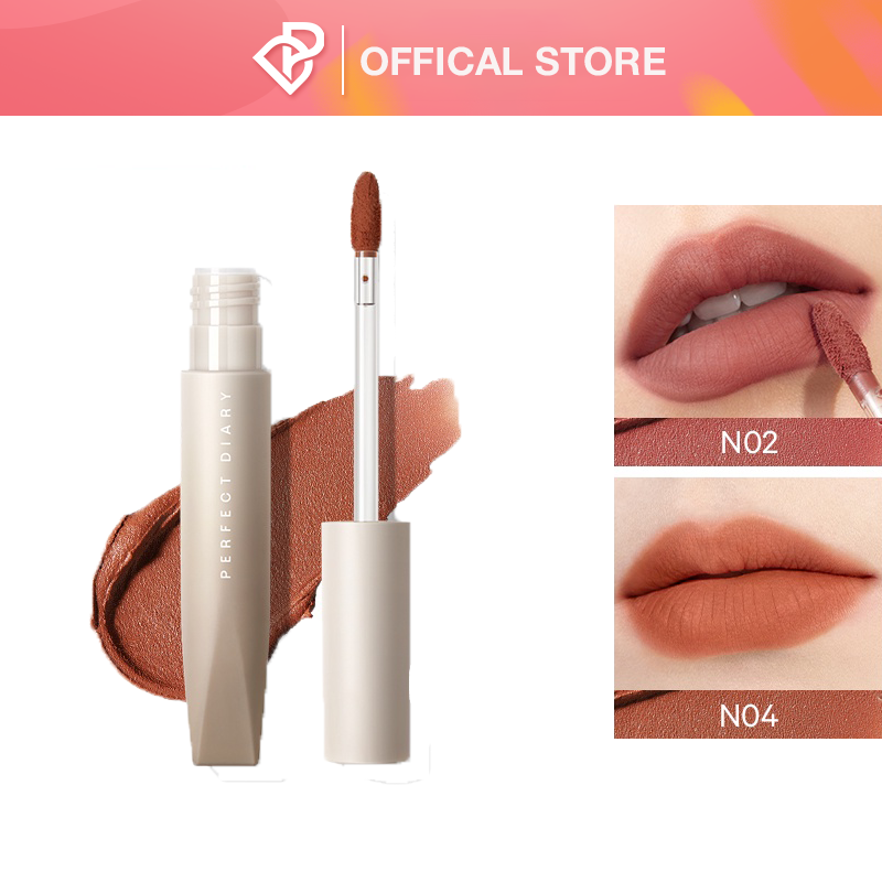 Son kem lì perfect diary nhung mịn mượt siêu xinh 5 màu 2.5g