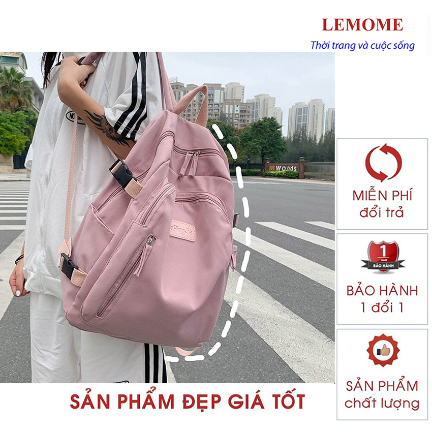 Balo ulzzang nữ đi học Hàn Quốc cao cấp thiết kế kiểu dáng basic chống nước