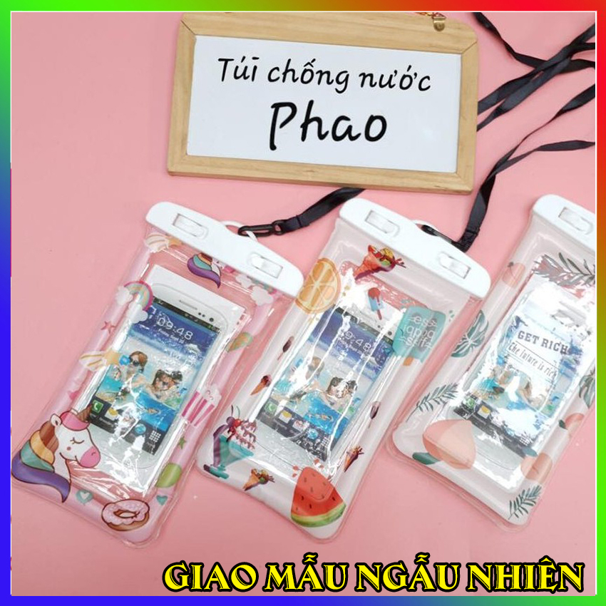 2023 new style waterproof neck lanyard phone bag-travel, swimming-suitable for phones (random delivery-not selected models)