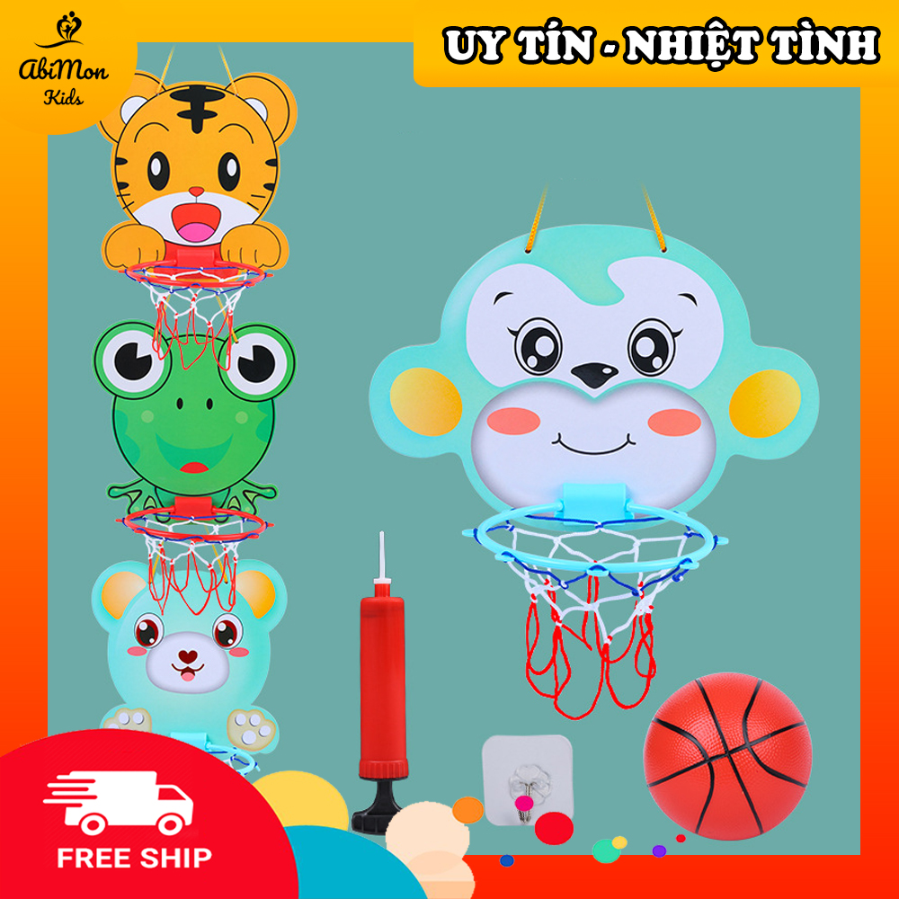 🌻 Bóng Rổ Treo Tường Cho Bé ☘️ Montessori cao cấp ✨ Đồ chơi Gỗ - Giáo dục - An toàn - Thông minh