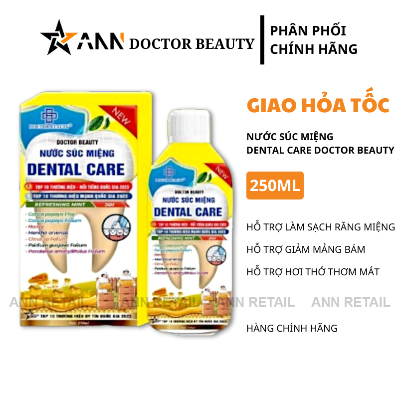 [Chính Hãng] Nước Súc miệng Dental Care Nha Khoa Doctor Beauty 250ml