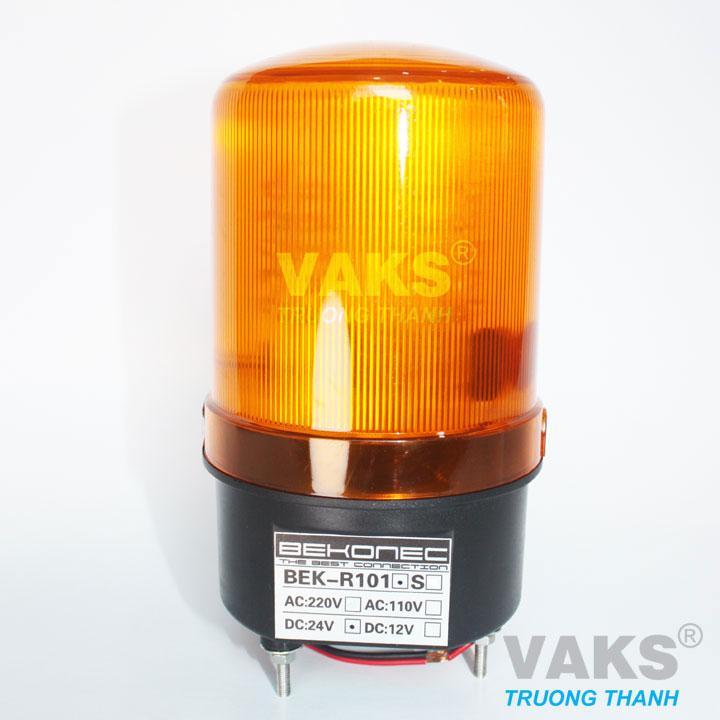 Đèn tín hiệu quay led bekonec - bek - r101 - 24v dc - vàng - không còi