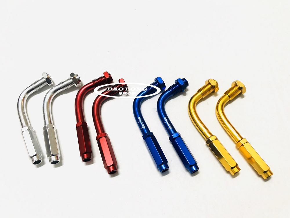 Cặp Ống Ga Đôi CNC Nhôm màu gắn mọi loại xe máy,moto,pkl (nhiều màu)