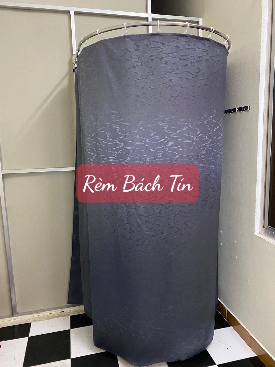 Rèm Thử Đồ - Rèm Thay Đồ Shop Quần Áo (ko kèm khung)