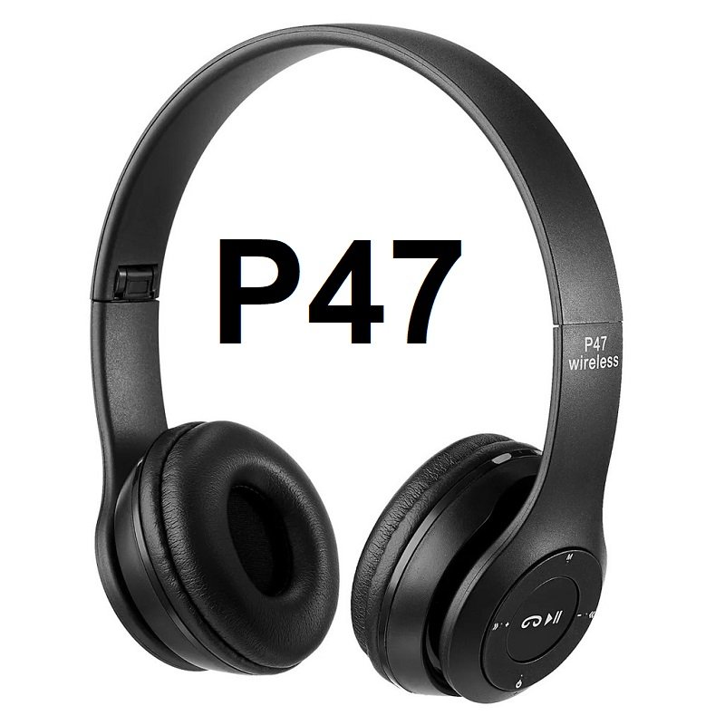 Tai nghe chụp tai Bluetooth P47 cao cấp có khe thẻ nhớ