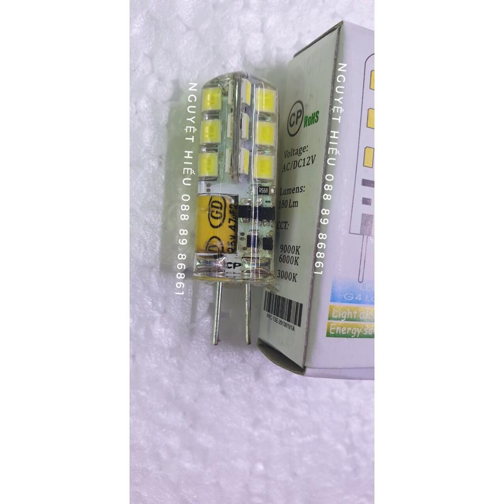 Bóng đèn led 2 chân ghim g4 12v