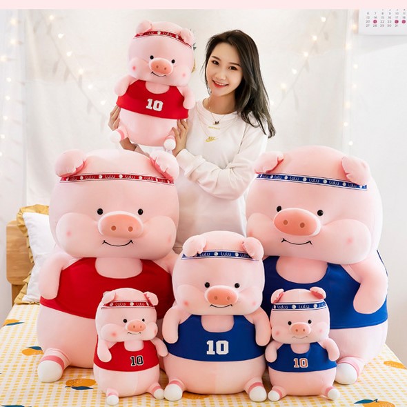 Gấu bông heo lulu vận động quà tặng đáng yêu