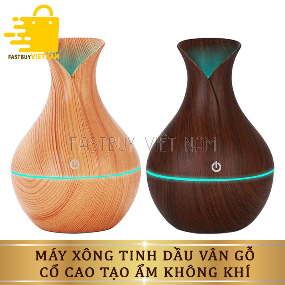 Máy Phun Sương Tạo Ẩm Vân Gỗ Cổ Cao, Khuếch Tán Tinh Dầu, Tạo  Ẩm Không Khí Trong Phòng Trong Mùa Hè Và Mùa Đông, Tái Tạo Chất Lượng Không Khí