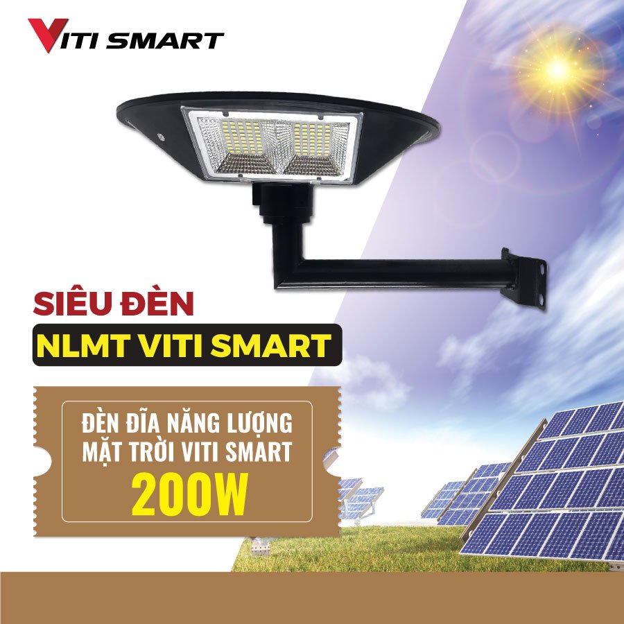 Đèn đĩa NLMT 200W siêu sáng, đèn UFO 200w, đèn sân vườn, đèn Năng lượng mặt trời sân vườn, den nang luong mat troi