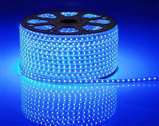 Dây đèn led 5050 - 5mét, nguồn 12V, đủ màu,ép silicol chống nước (có giá sỉ)