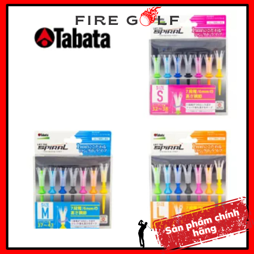 Tee golf nhựa mềm xoáy đỡ bóng golf - lift tee spiral gv1419 | tabata