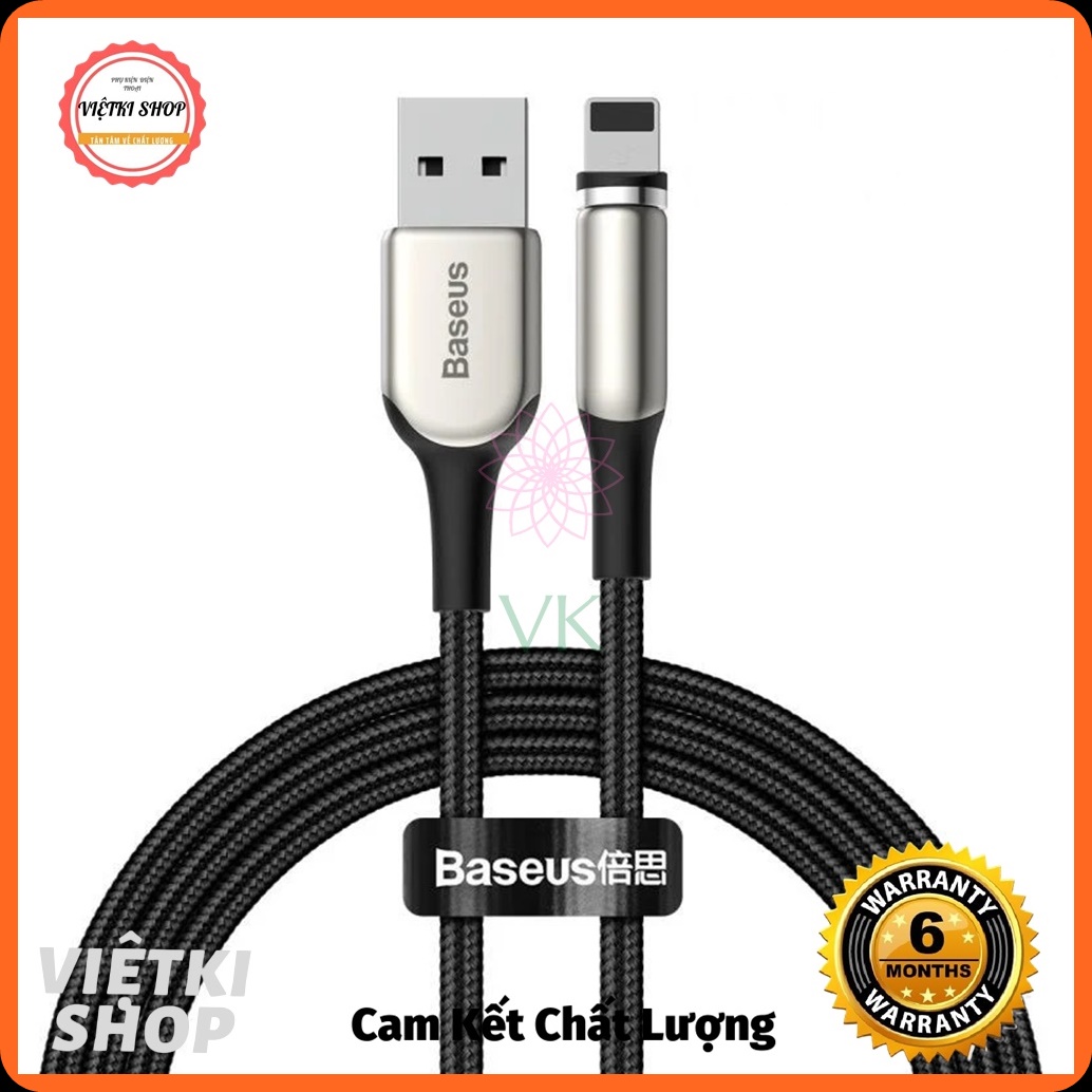Cáp sạc từ - cáp sạc nam châm Baseus bọc kẽm- Thương hiệu Baseus