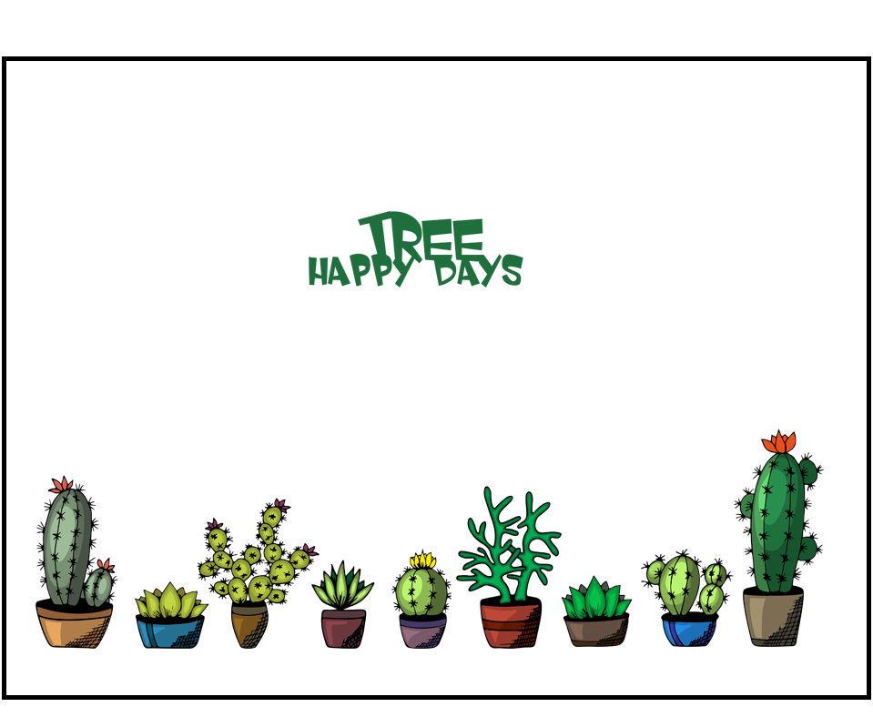Decal dán tường chậu cây xương rồng nhiều mẫu - trang trí nhà cửa - thuthaodecor