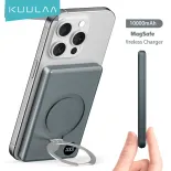 KUULAA PD20W Sạc Dự Phòng Không Dây with Stand 10000mAh Sạc Nhanh Power Bank Cho iPhone 15 12 13 14 pro max Cục sạc dự phòng Magnetic PowerBank