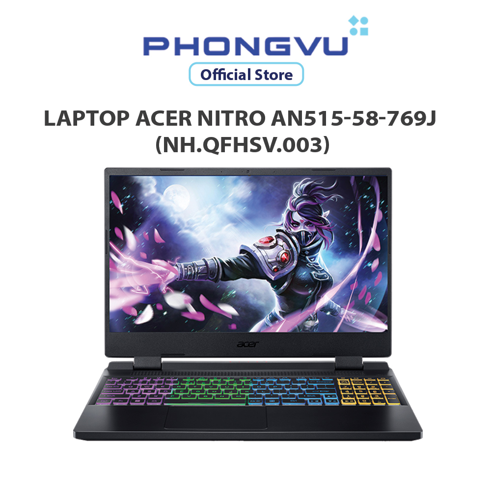 Máy tính xách tay Laptop Acer Nitro AN515-58-769J NH.QFHSV.003 i7-12700H