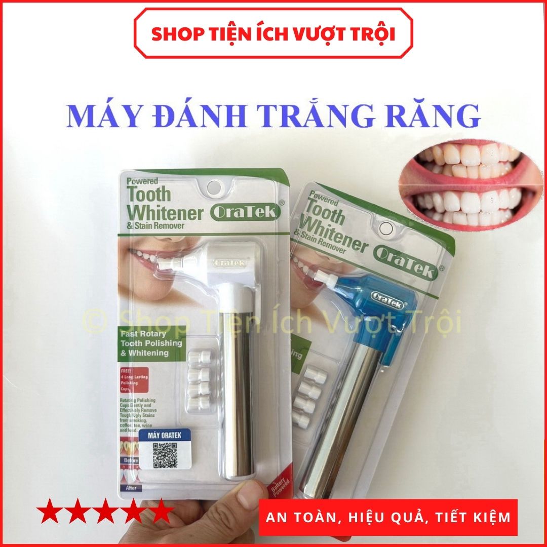 Máy đánh trắng bóng răng OraTek, tự tẩy các vết ố vàng trên răng theo cách truyền thống, dễ dàng, tiện lợi-Tiện Ích Vượt Trội