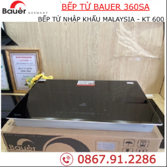 Bếp từ Bauer 360SA - Bếp từ mini kích thước 60cm - Nhỏ gon - Bảo hành 3 năm