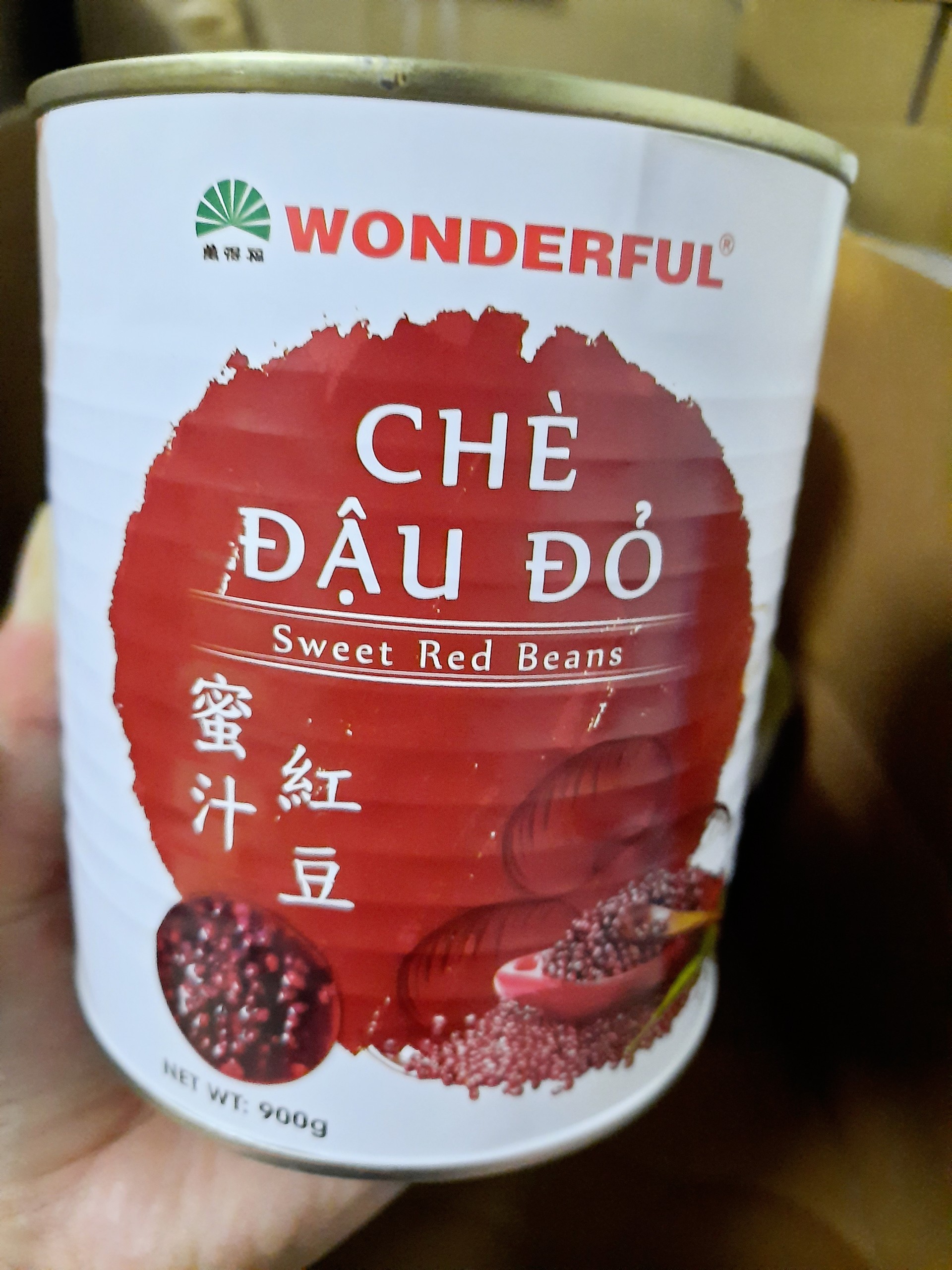 Chè đậu đỏ Wonderful hộp 900g