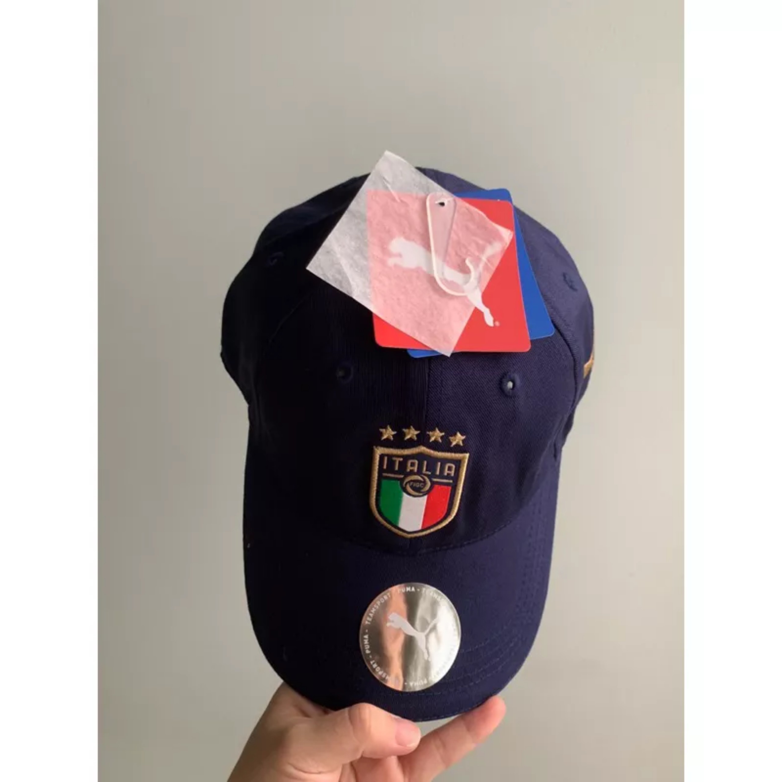 Nón lưỡi trai thễ thao Puma italy blue Cap. Màu xanh đen
