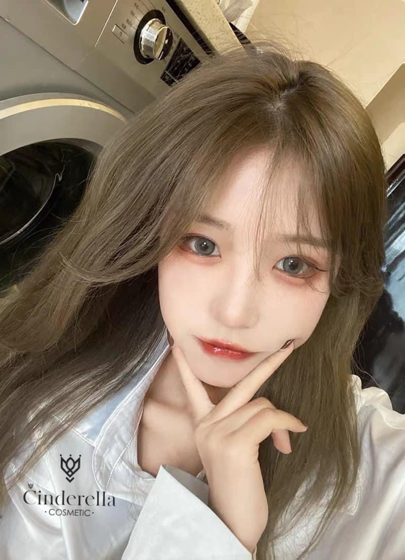 Tự nhuộm tóc màu Rêu ánh kim tại nhà, hàng nội địa Việt Nam, không gây hư tổn cho tóc (Trọn bộ tặng gang tay, trợ nhuộm)