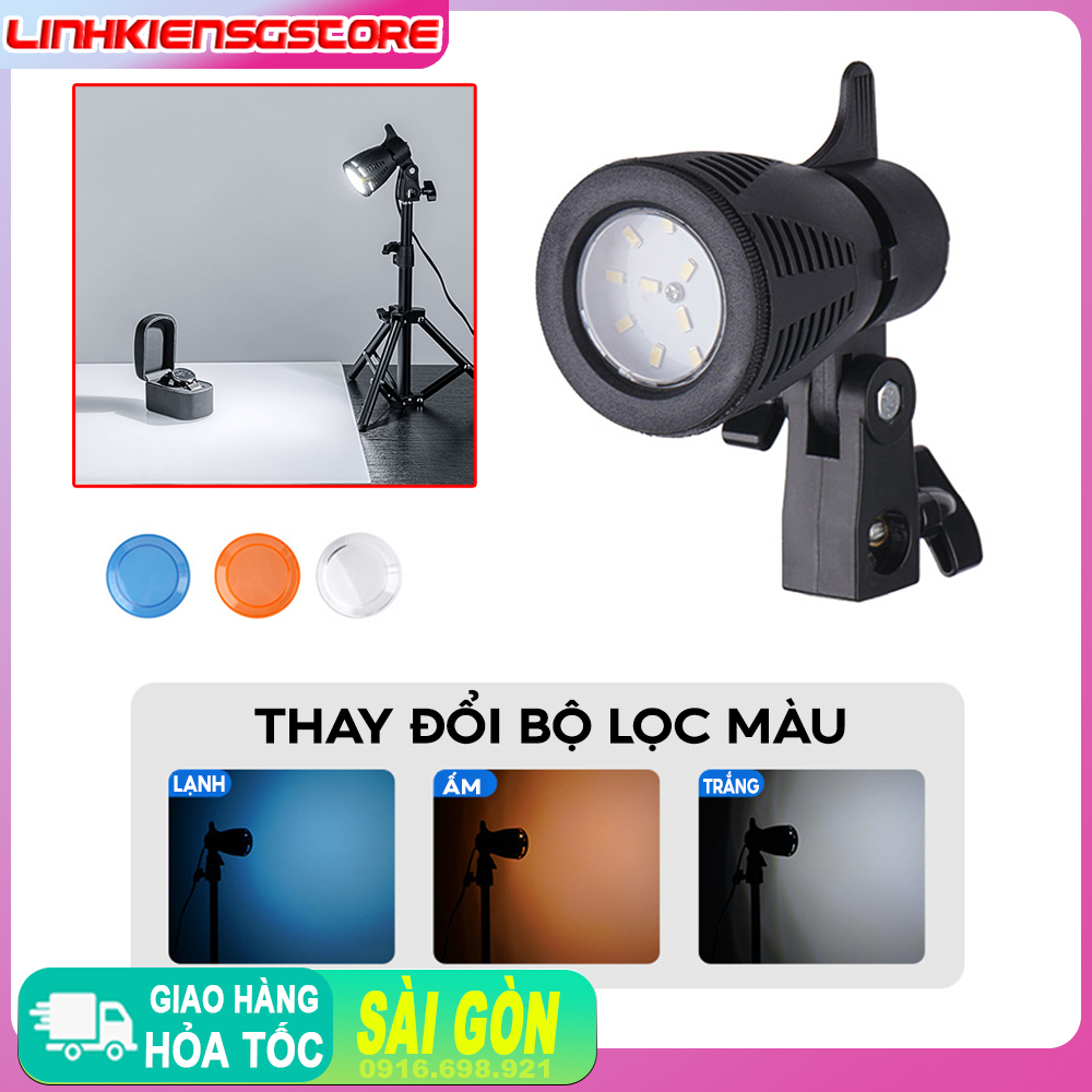 Đèn Led chiếu sản phẩm mini D26 chụp ảnh,quay video di động tăng cường sáng cho hộp chụp sản phẩm nhỏ