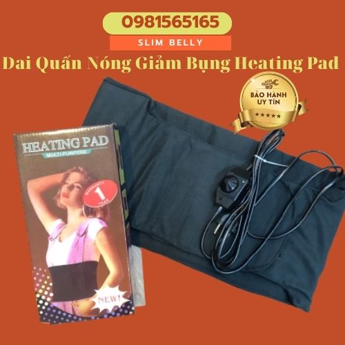 Đai quấn nóng giảm mỡ bụng dây dài 3m, bảo hành 6 tháng