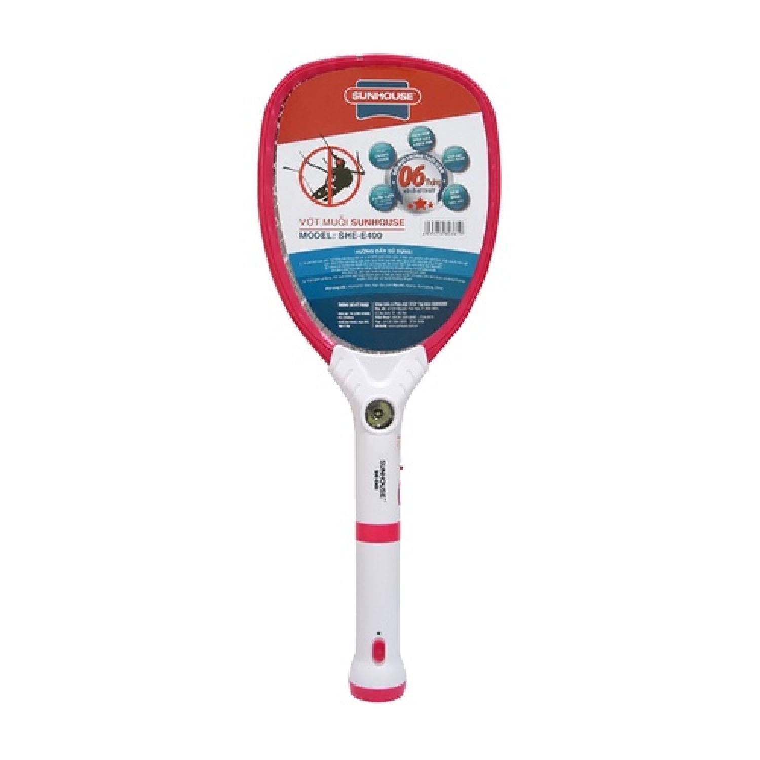 Vợt muỗi sunhouse she-e400
