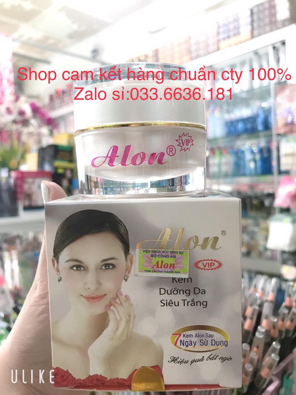 kem alon dưỡng trắng da siêu trắng cao cấp hủ 15g
