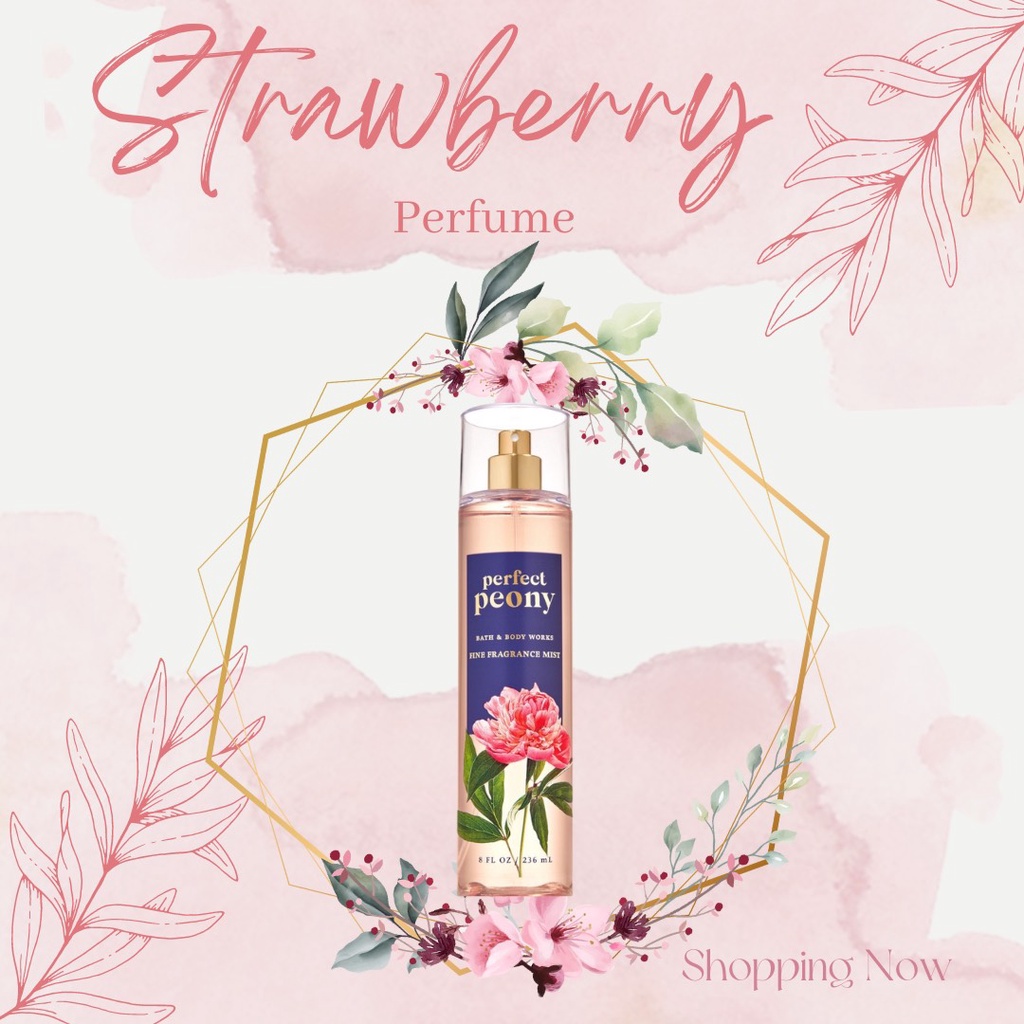 Xịt thơm bath & body works perfect peony