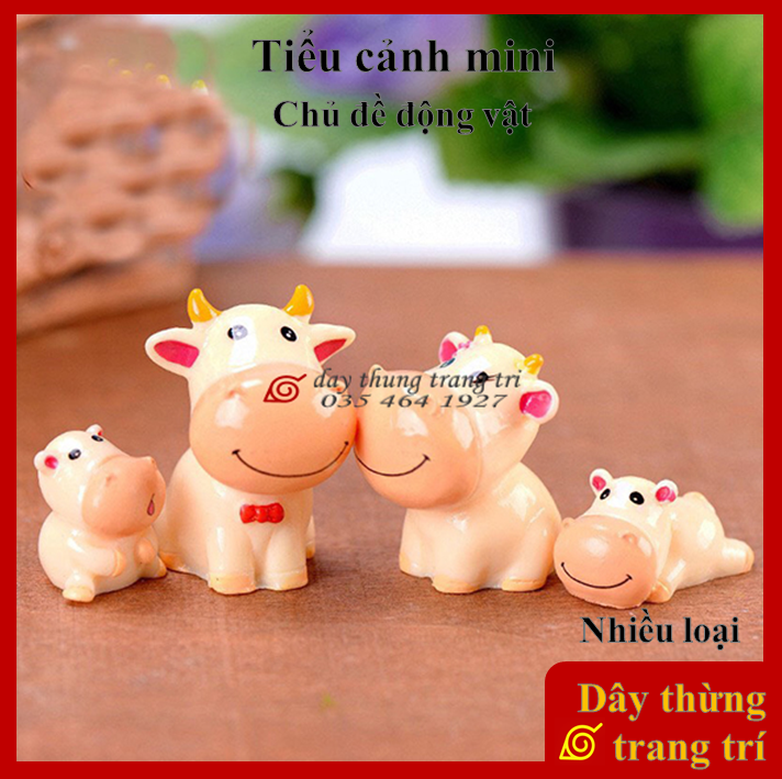 Tiểu cảnh, terrarium, tiểu cảnh mini động vật, trang trí tiểu cảnh, mô hình làm sen đá, làm trang trí, decor