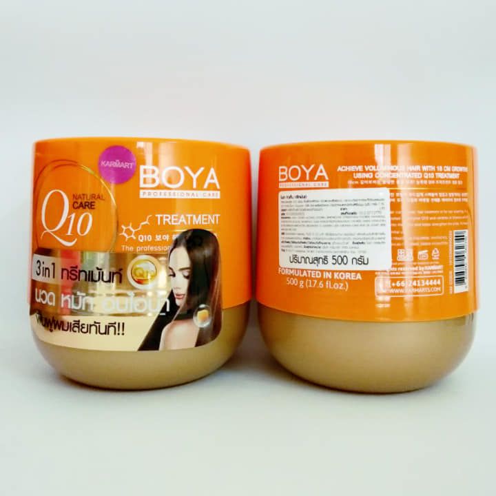 Kem Ủ Tóc hấp dầu mềm mượt Boya Treatment Q10 Thái Lan