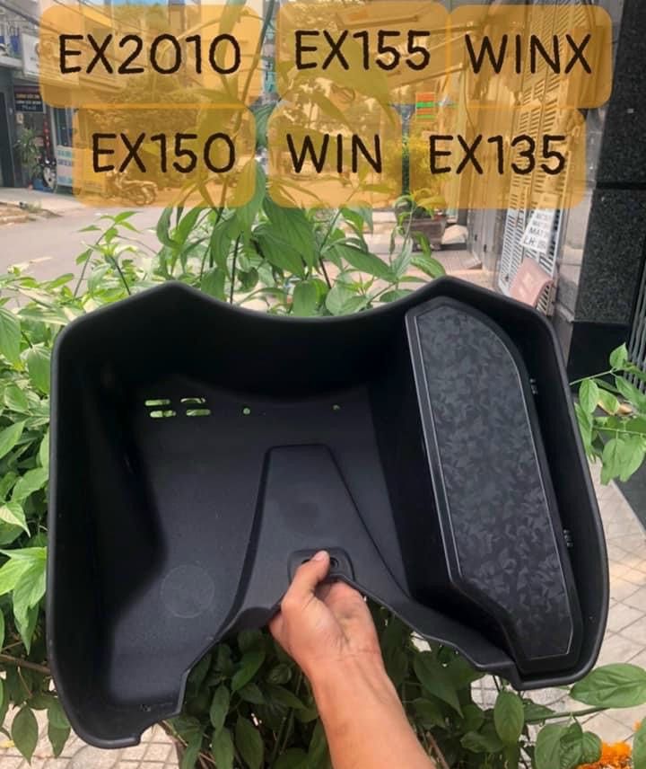 Rổ Appi giữa Có Nắp nhựa ABS gắn xe máy Exciter Winner Winner X Ex Nhỏ