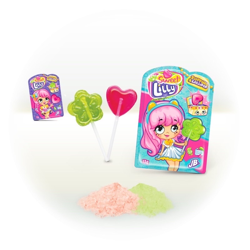 Kẹo mút nổ johny bee sweet lilly gói 13gr