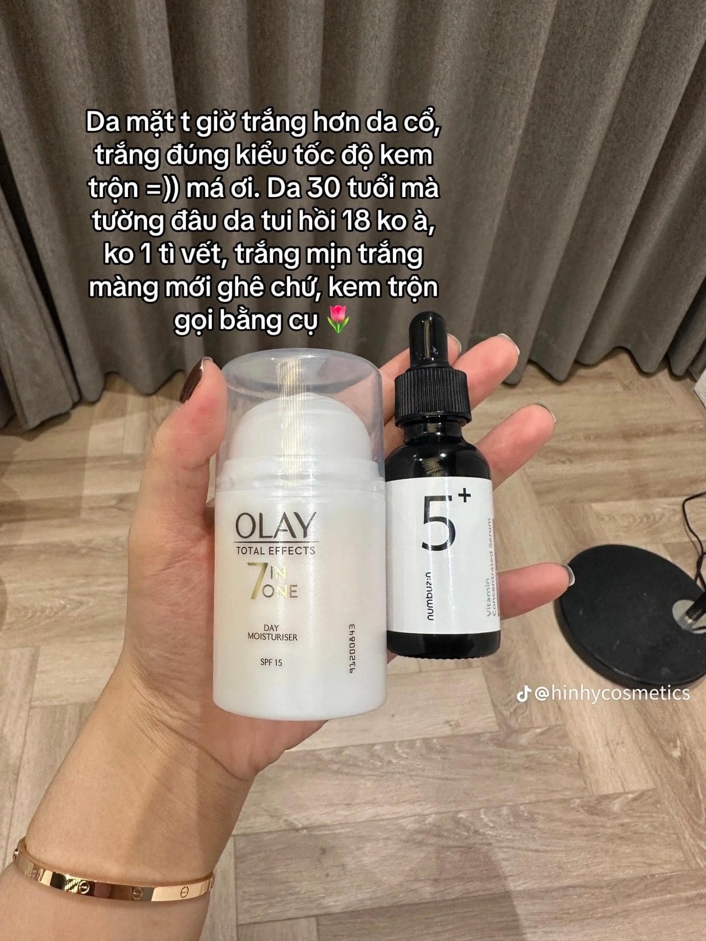 Combo Kem Dưỡng OLAY Và Serum Numbuzin No5 + dưỡng trắng phục hồi da