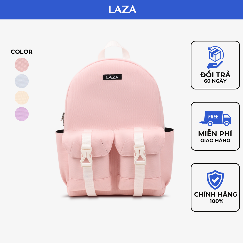 Balo nữ thời trang Vernaz Backpack 656 - Thiết kế tối ưu nhiều ngăn - Đựng được laptop 15.6inch
