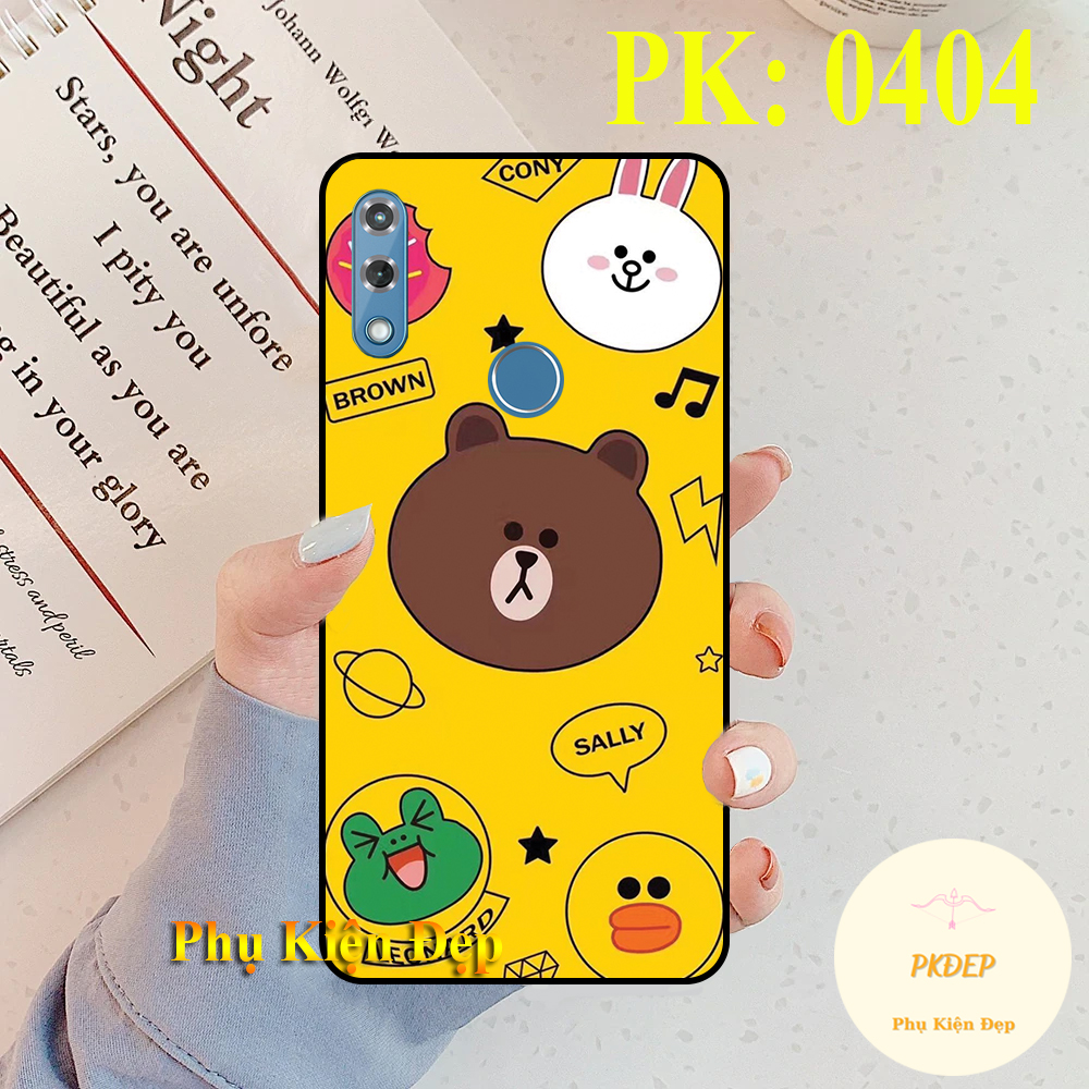 [HCM]Ốp lưng Vsmart Star 4 dẻo đen in hình thỏ Cute