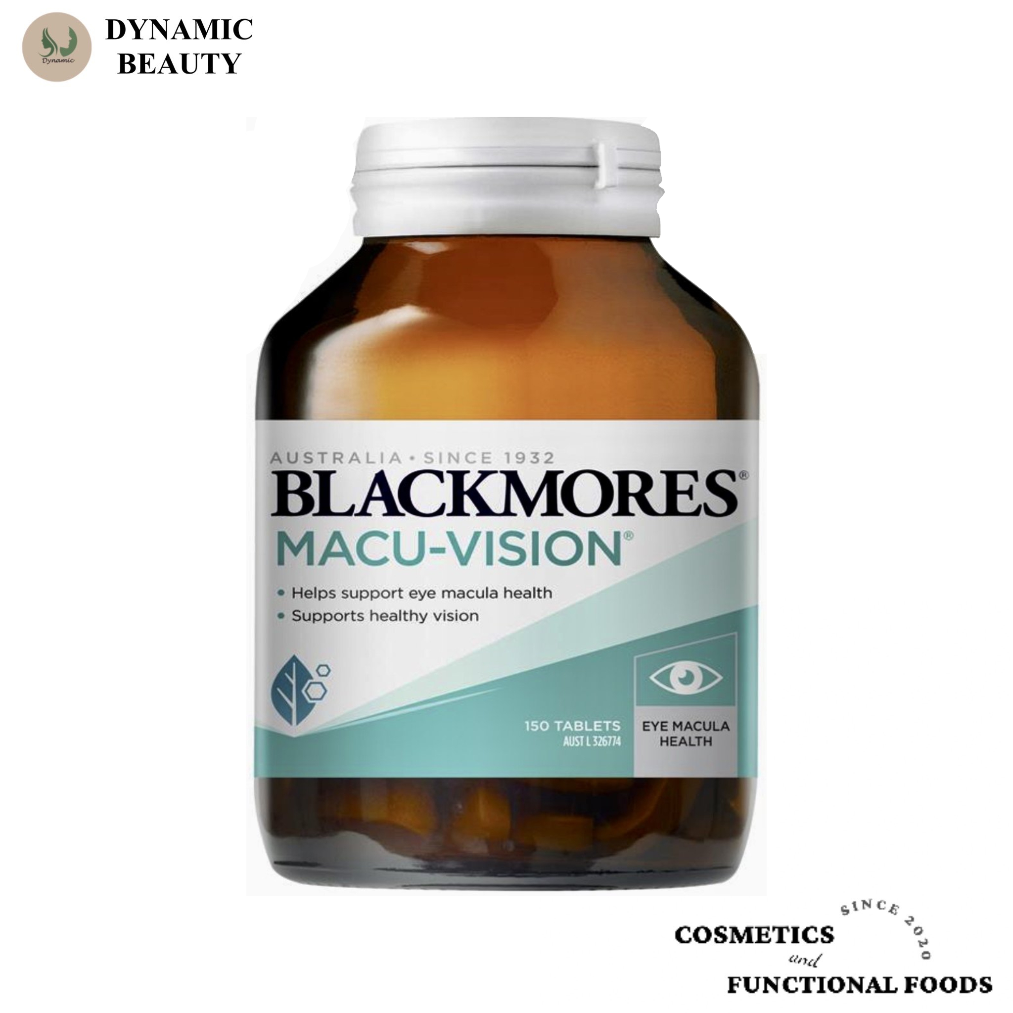 [Hàng chuẩn Úc] Viên uống bổ mắt, giúp sáng mắt cho người cận thị Blackmores macu vision 125 viên - 150 viên của Úc
