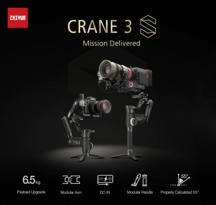Gimbal chống rung Zhiyun Crane 3S