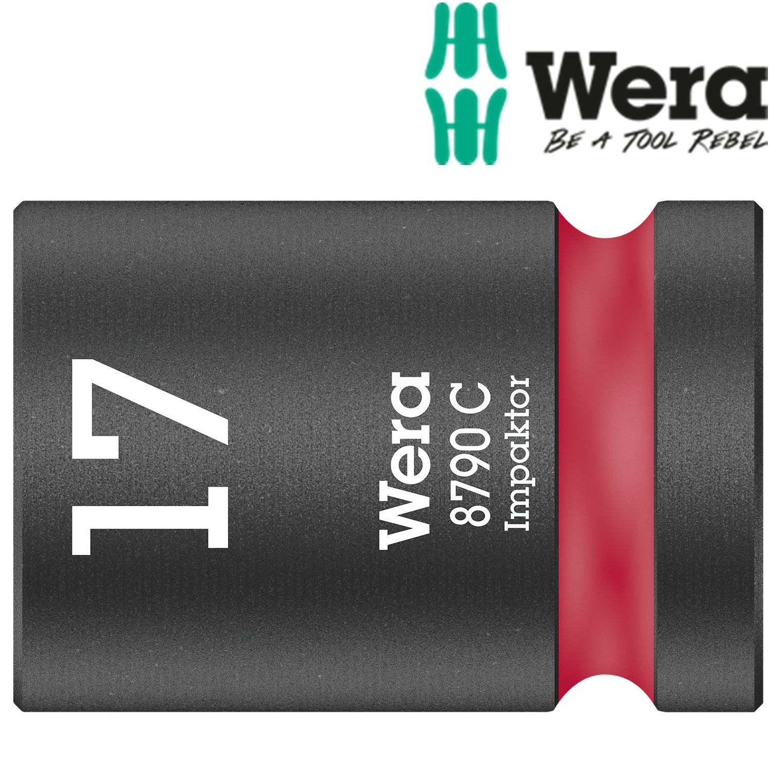 Đầu tuýp 17mm impaktor 8790 c impaktor socket with 1/2 drive wera 05004574001