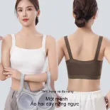 Plus size yếm nữ độn ngực mỡ mm áo ngực tất cả trong một dạng ống top quấn đáy ngực hàng đầu mùa hè phong cách mới