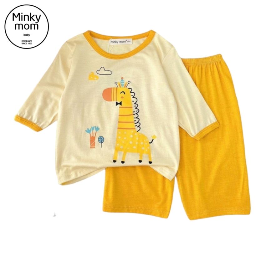 Bộ lửng thun lạnh Minky Mom cho bé 11-28 kg TD-IN92