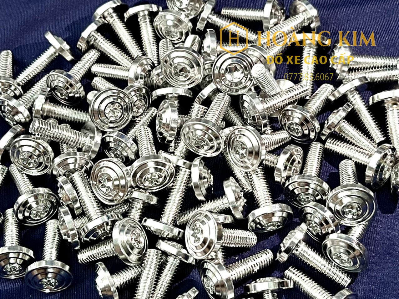 Ốc Thái Inox 304 Răng Nhuyễn 6ly2 gắn dàn áo các loại xe máy