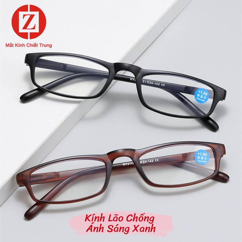 Kính Đọc Sách gọng lò xo Chống ánh sáng xanh mẫu mới 2021 Kính đọc báo xem điện thoại nhìn xa gần không đau mắt + 1.00 + 1.50 + 2.00 + 2.50 + 3.00 + 3.50 + 4.00 mã T2110