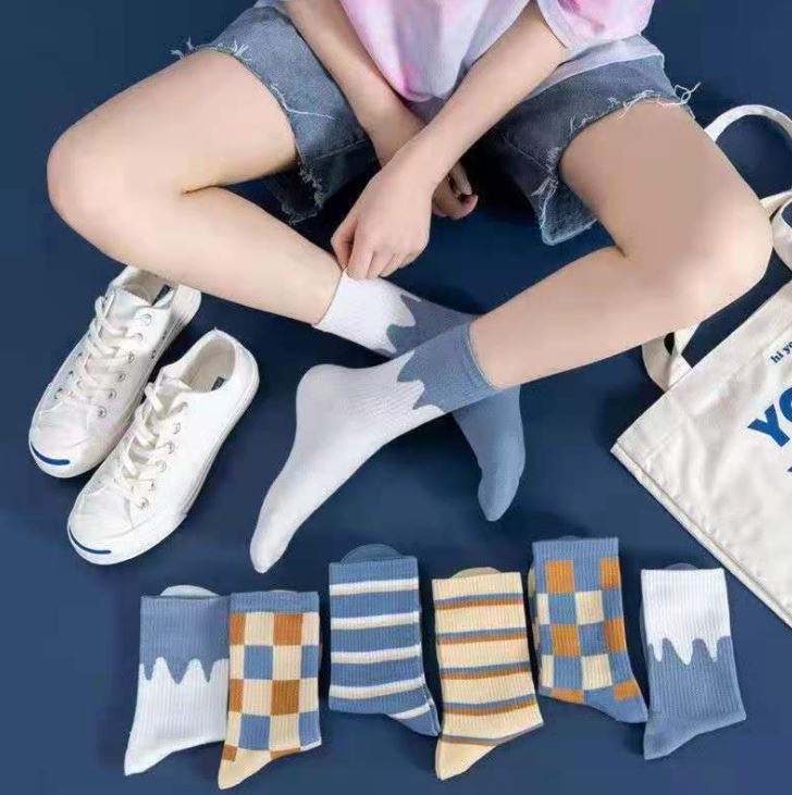 Set 5 đôi tất vớ nữ cao cổ ms.birthday siêu hot