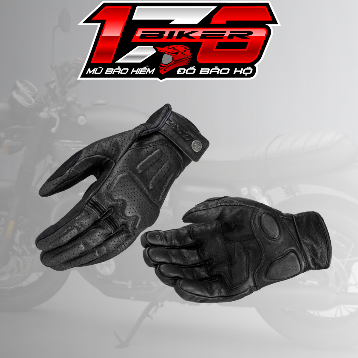 Găng tay xe máy & moto ls2 rush man da dê chính hãng - biker 176 - nón bảo hiểm & dầu nhớt vũng tàu
