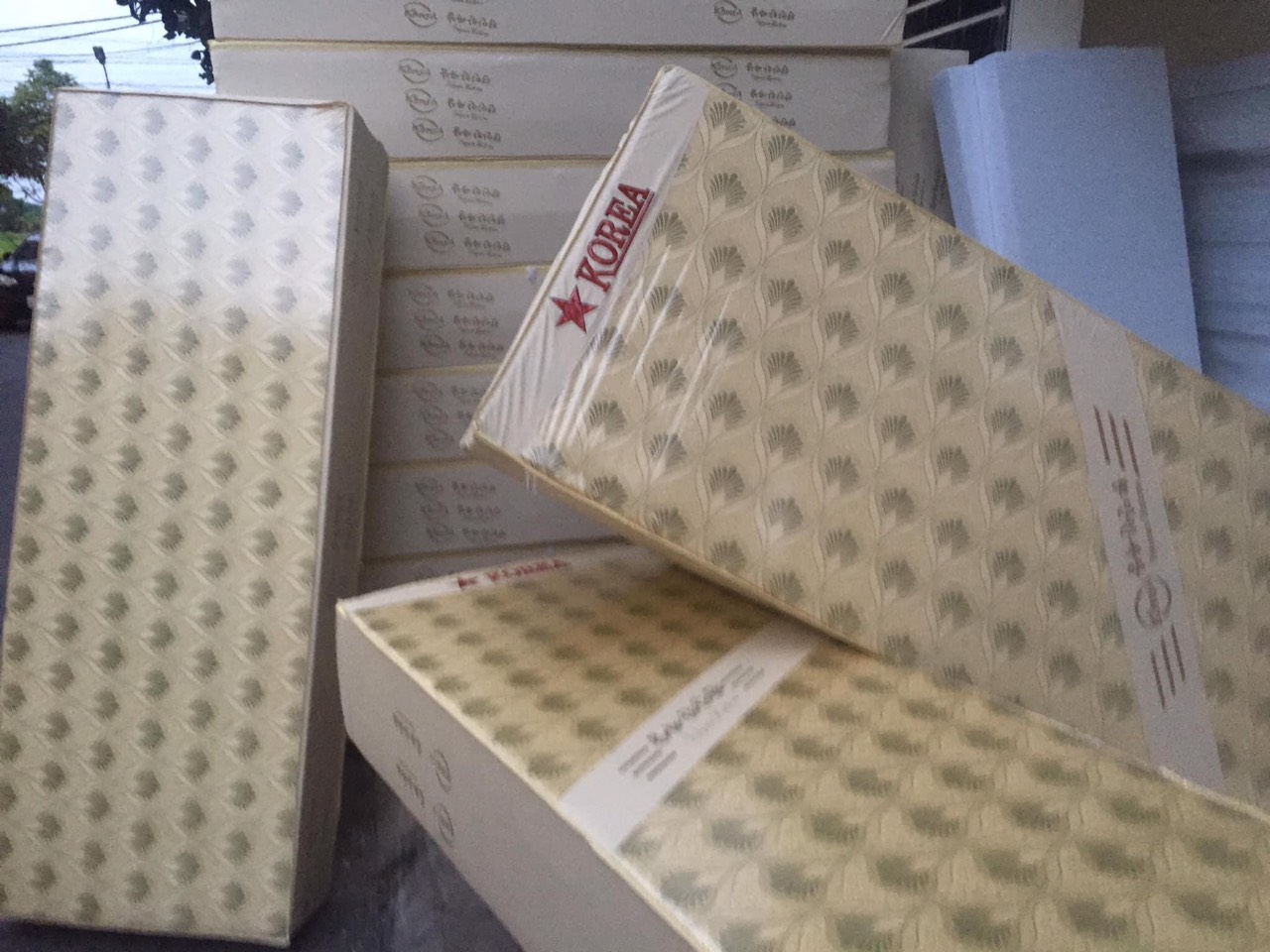 Đệm bông ép korea 1mx1m9,đệm giá rẻ