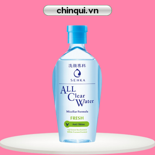 Nước Tẩy Trang Senka Ngừa Mụn, Kiểm Soát Nhờn All Clear Water Micellar Formula Fresh Anti Shine 230ml